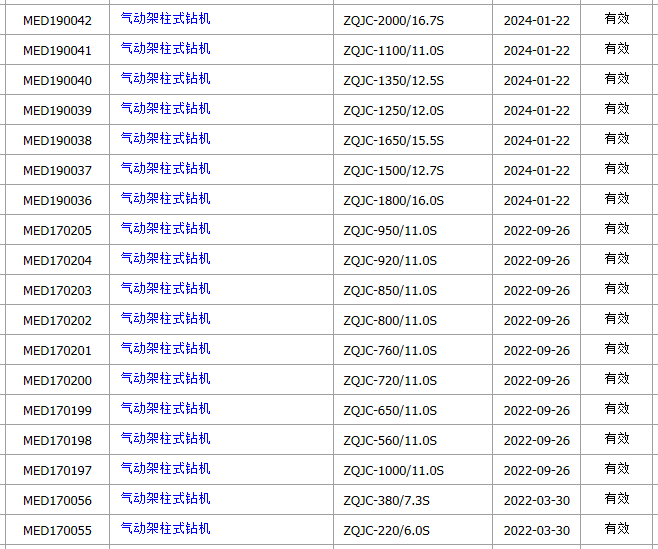 礦用風(fēng)動鉆機(jī) 打探放水孔的型號有哪些